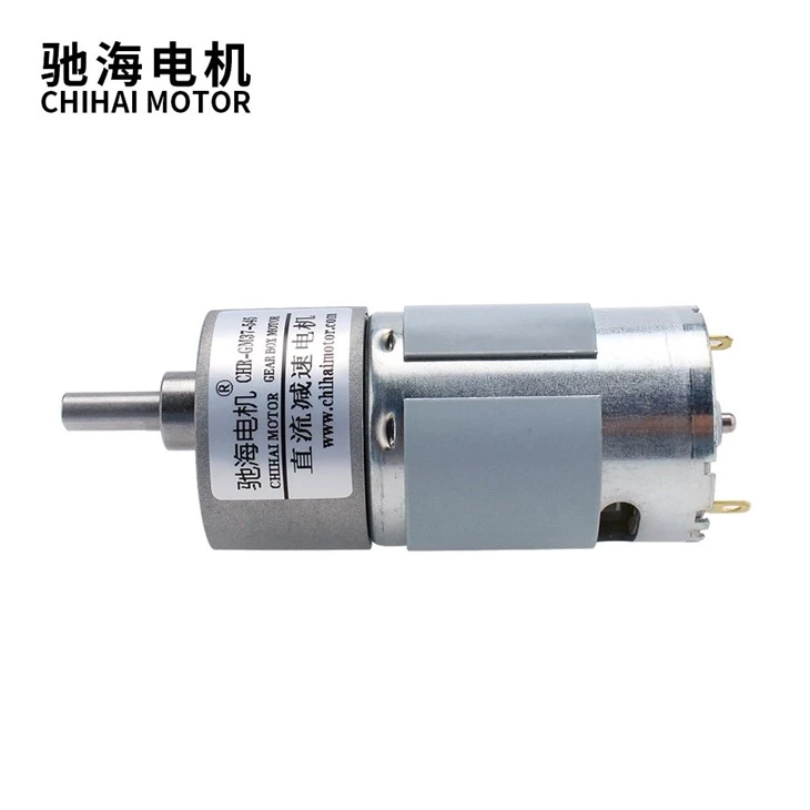 Diameter Helical Pinion Gearbox Silent Metal Geared Motor High Torque DC12V 24V